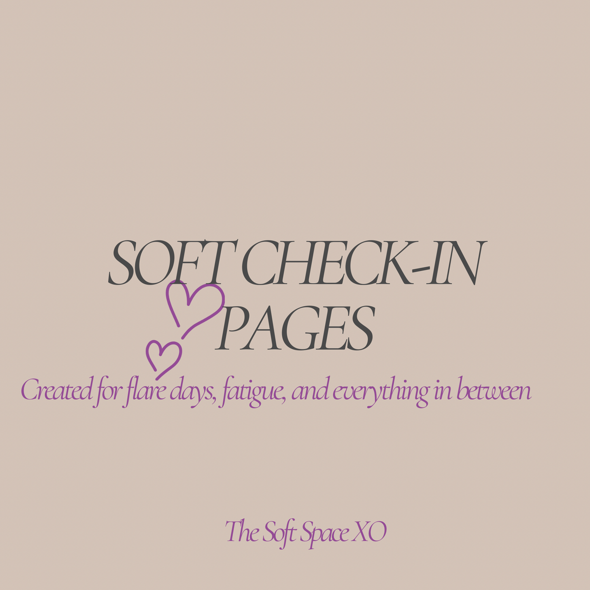 Soft Check-In Pages